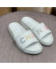 Chanel Lambskin Slide Sandals G38933 White 2022