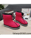 Dolce & Gabbana DG Down Snow Ankle Boots Pink 2021 21