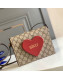 Gucci Love GG Canvas Mini Bag 637048 Beige/Red 2021 