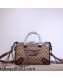 Balenciaga x Gucci GG Canvas Small Classic City Bag 658598 Beige/Brown 2021 