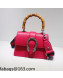 Gucci Dionysus Mini Bamboo Top Handle Bag 523367 Pink 2021 