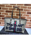 Gucci x Balenciaga Ophidia Print BB Canvas Medium Tote Bag 680125 2022