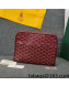 Goyard Jouvence MM Toiletry Clutch Bag Burgundy 2022