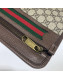 Gucci GG Canvas Web Zip Pouch 597619 2019