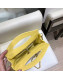 Chanel Lambskin Chanel 31 Mini Shopping Bag AS9196 Yellow 2019