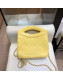 Chanel Lambskin Chanel 31 Mini Shopping Bag AS9196 Yellow 2019