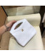 Chanel Lambskin Chanel 31 Mini Shopping Bag AS9196 White 2019