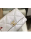 Chanel Lambskin 19 Small Flap Bag AS1160 White 2019