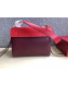 Valentino Large VRing Calfskin Shoulder Bag 0004L Red/Burgundy 2019