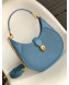 Bvlgari Serpenti Ellipse Calf Leather Medium Shoulder Bag Blue 2022