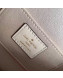 Louis Vuitton Dauphine Mini Smooth Leather Shoulder Bag M55836 White 2020