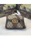 Gucci GG Leather Marmont Matelassé Mini Top Handle Bag Beige/Brown 2019