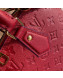 Louis Vuitton Sac Neo Alma PM Monogram Empreinte Leather Bag M44832 Red 2019