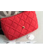 Chanel 19 Quilted Jersey Maxi Flap Bag AS1162 Red 2019