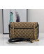 Gucci GG Marmont Small Shoulder Bag ‎443497 Beige/Black 2020