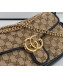 Gucci GG Marmont Small Shoulder Bag ‎443497 Beige/Black 2020