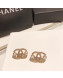 Chanel Crystal CC Pearl CC Stud Earrings 02 2019