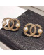 Chanel Crystal CC Pearl CC Stud Earrings 02 2019