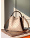 Louis Vuitton Muria Mahina Monogram Perforated Leather Bucket Bag M55799 Beige 2019