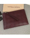 Bottega Veneta Maxi Woven Medium Pouch Burgundy 2019