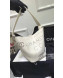 Chanel Eyelet Calfskin Drawstring Bucket Bag AS0304 White 2019