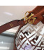 Fendi Transparent Mon Tresor Bucket Bag Brown/White 2019