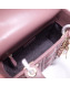 Dior Lady Dior Bag 20cm in Cannage Lambskin Dark Pink 2019