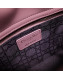 Dior Lady Dior Bag 20cm in Cannage Lambskin Dark Pink 2019