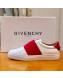 Givenchy Urban Street Strap Calfskin Sneaker White/Red 2018