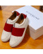 Givenchy Urban Street Strap Calfskin Sneaker White/Red 2018