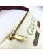 Gucci Logo Print Small Belt Bag 527792 White 2019