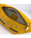 Gucci Logo Print Small Belt Bag 527792 Yellow 2019