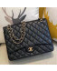 Chanel Lambskin Classic Maxi Flap Bag A58601 Black/Gold 2021