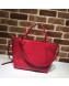 Gucci Soho GG Leather Tote Bag 369176 Red