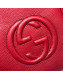 Gucci Soho GG Leather Tote Bag 369176 Red