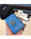 Chanel 19 Goatskin Zipped Coin Purse AP0949 Blue 2019