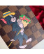 Louis Vuitton Damier Ebene Canvas Tom and Jerry Print Passport Cover N64411 2019