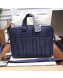 Bottega Veneta Men's briefcase in Intreccio Nappa Blue 2019