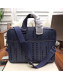 Bottega Veneta Men's briefcase in Intreccio Nappa Blue 2019