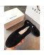 Celine Wool Flat Loafers Black 2019