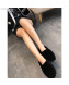 Celine Wool Flat Loafers Black 2019