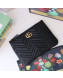 Gucci GG Marmont Leather Pouch ‎525541 Black 2019