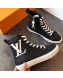 Louis Vuitton Stellar Oversized LV High-Top Sneaker Boot 1A5MQR Black 2019