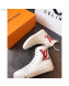 Louis Vuitton Stellar Oversized LV High-Top Sneaker Boot 1A5MQR White 2019