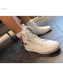 Louis Vuitton Stellar Oversized LV High-Top Sneaker Boot 1A5MQR White 2019