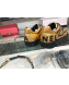 Chanel Metallic Lambskin Low-Top Sneakers G35063 Gold/Black 2019