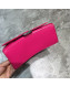 Balenciaga Hourglass Mini Top Handle Bag in Smooth Leather Hot Pink/Silver 2019