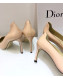 Dior J'adior D-Moi Point Heel 95mm Pump in Patent Leather Nude 2019