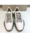 Jimmy Choo Diamond/F White Calf Leather Low Top Sneaker 2019