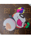 Louis Vuitton Monogram Canvas Mini Pochette Accessoires Pouch M51960 Panda Print 2019